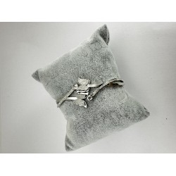 Gümüş Kelebek Taşlı Bileklik